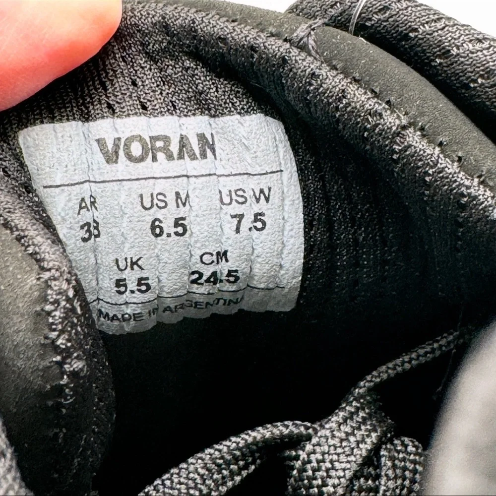 Voran Sportsafe Energy 610 N Work Sneaker Safety Toe Shoes Size 7.5 Black Suede